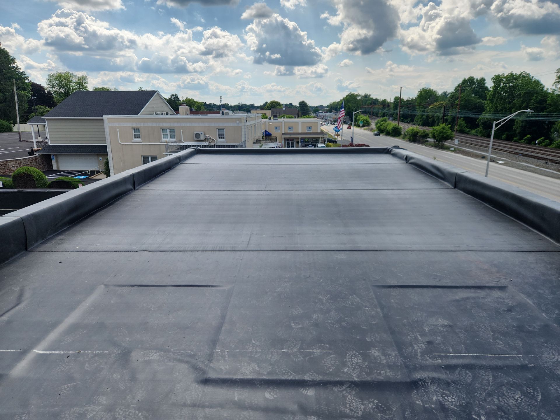 Rubber Roof Installation